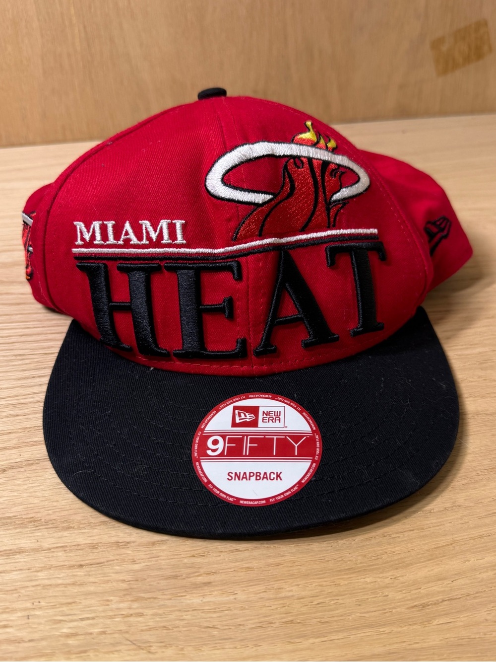 Miami Heat Baseball Hat SnapBack Red New